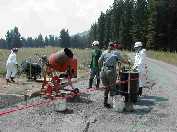 02 Aug - installation of resin/gravel pavement material - 5