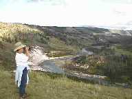 Yellowstone River and Canyon near Tower Fall -3