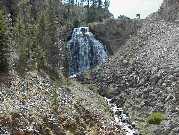 Rustic Falls on Glen Creek - Named by Supt. P.W. Norris in 1879