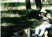 Breakfast - Tower Fall Campground Hostess - July 1997